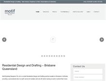 Tablet Screenshot of motifbd.com.au